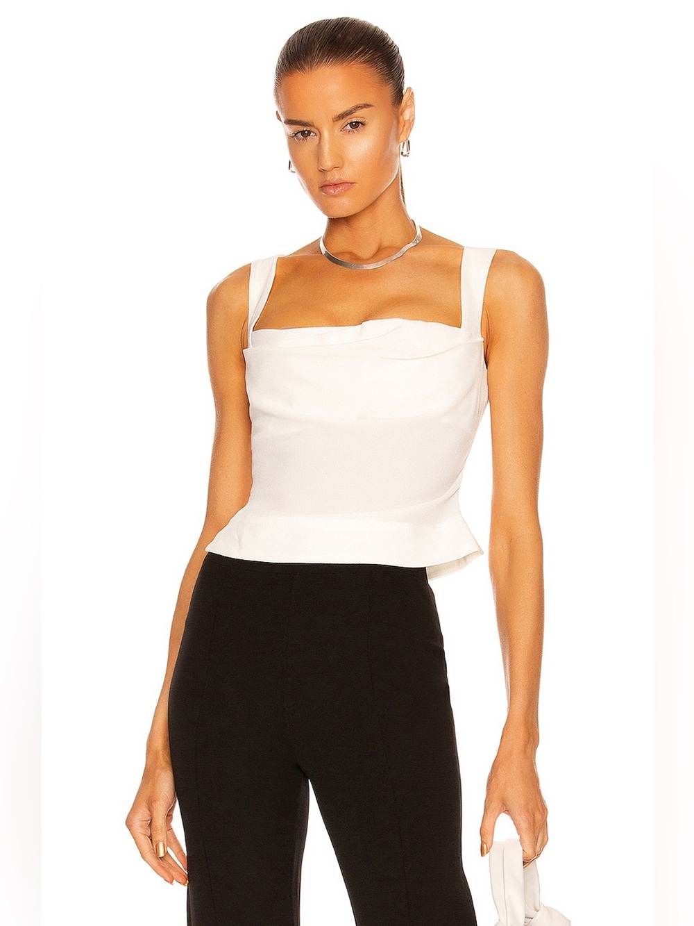 Miaou Imogene Corset Top White Medium